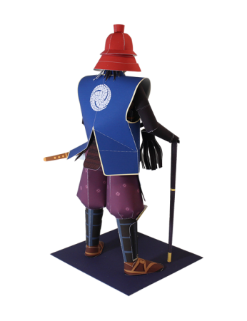 Preview: Papiermodell Samurai, Kuroda